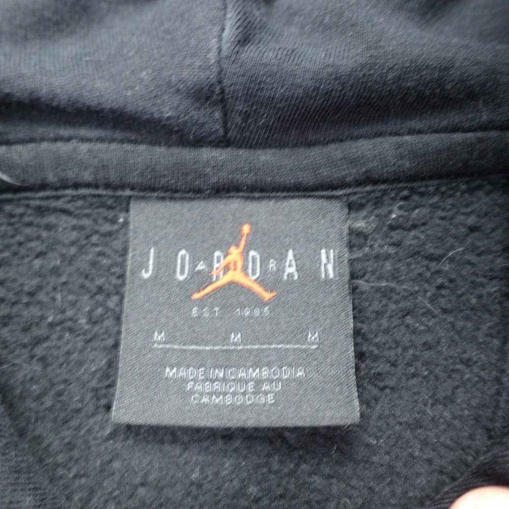 Jordan Hoodie Mens Medium Black Streetwear Pullover ‎ Graphic 23 Jumpman